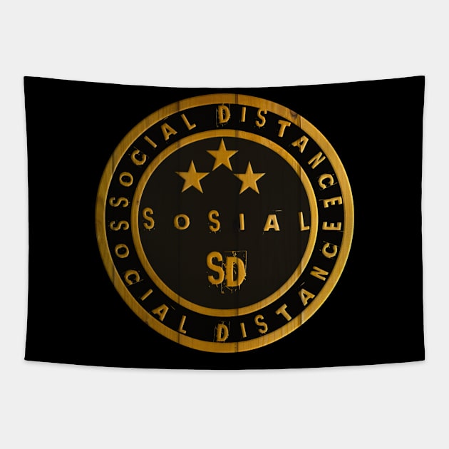 Social distance Tapestry by T-shirt house