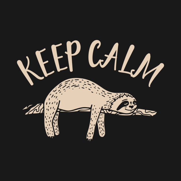 Keep Calm Sloth by Imutobi