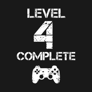 Level 4 Complete T-Shirt - Celebrate 4th Wedding - Gift T-Shirt