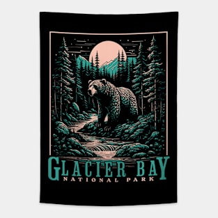 Glacier Bay US National Park Alaska Backpacking Camping Tapestry