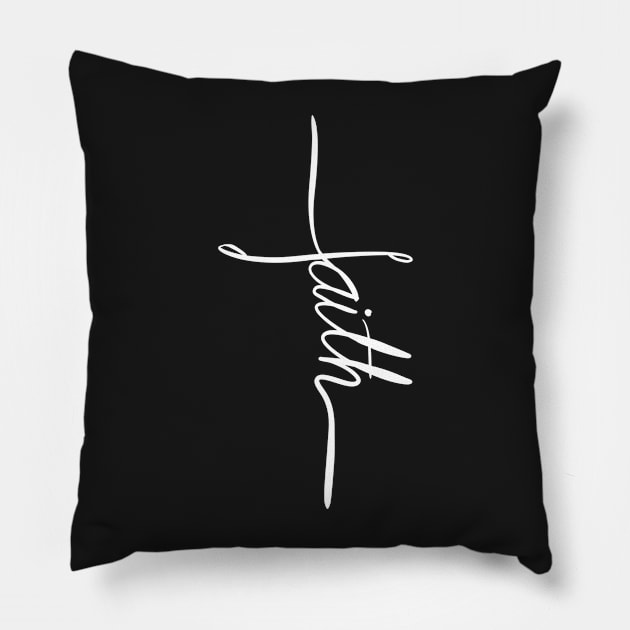 Faith T Shirt, Jesus Faith Pillow by OzzieClothingC0