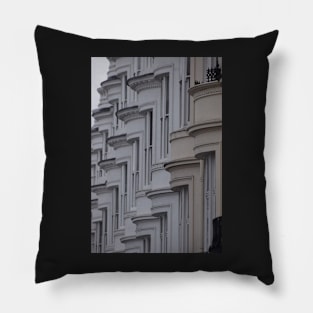 A View of London Victorian Architecture Pillow