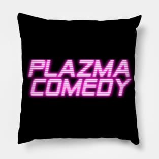 Pink Neon Logo Pillow