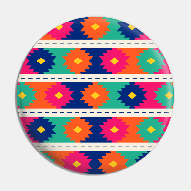 Tribal Pattern Pin by Akbaly