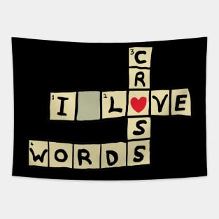 I Love Crosswords Tapestry