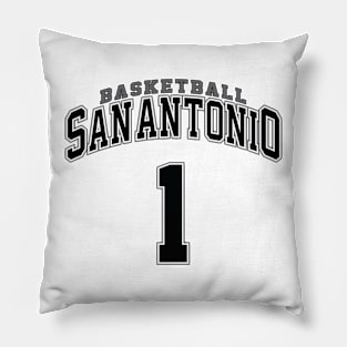 San Antonio Basketball - Player Number 1 Pillow