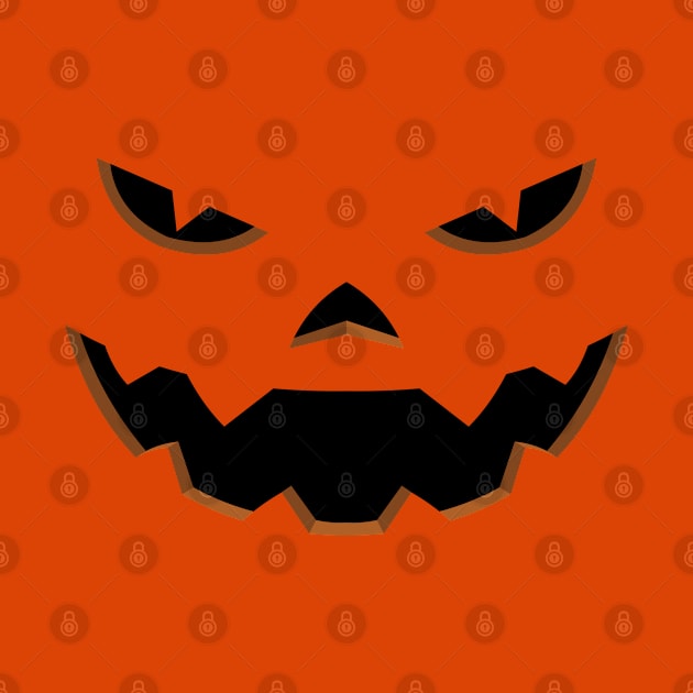 Halloween - Pumpkin Face - Funny Gift For Men, Women & Kids by Art Like Wow Designs