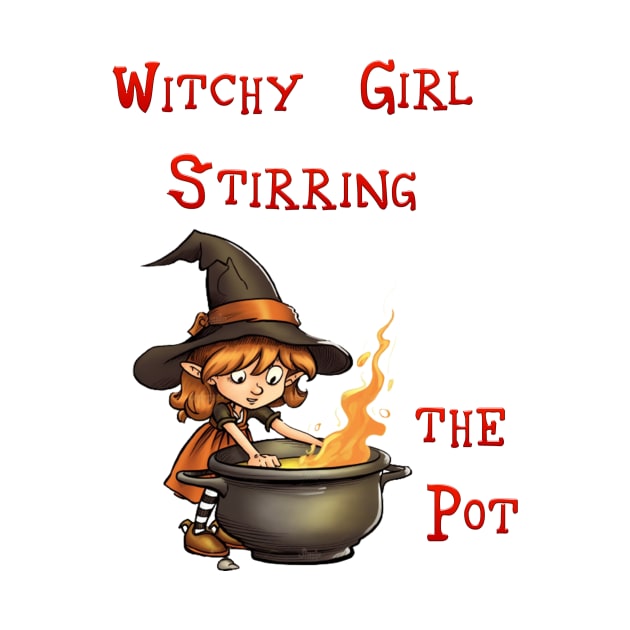 Witchy Girl  Stirring The Pot by Wichy Wear