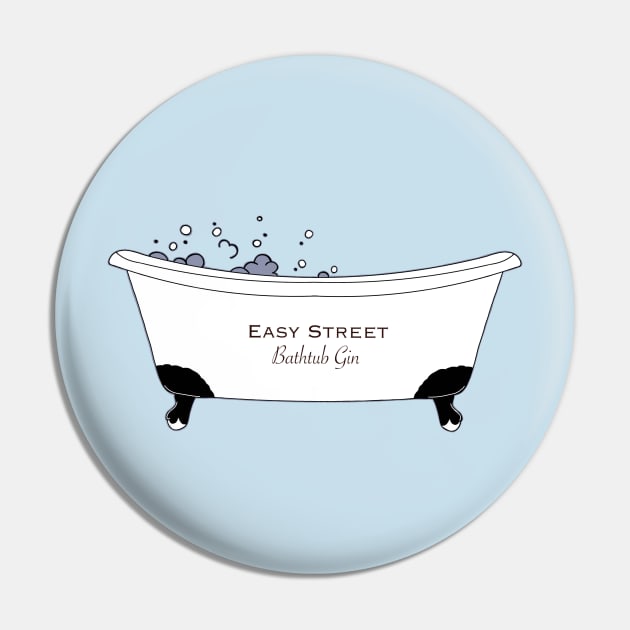 Miss Hannigan Gin Bath Pin by Chic and Geeks