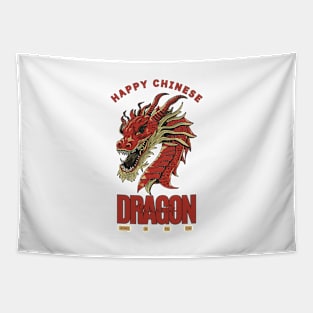 Happy Chinese, Year Of Dragon. Tapestry