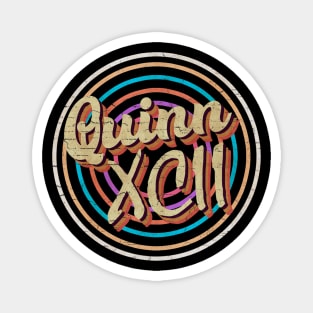 vintage circle line color Quinn XCII Magnet