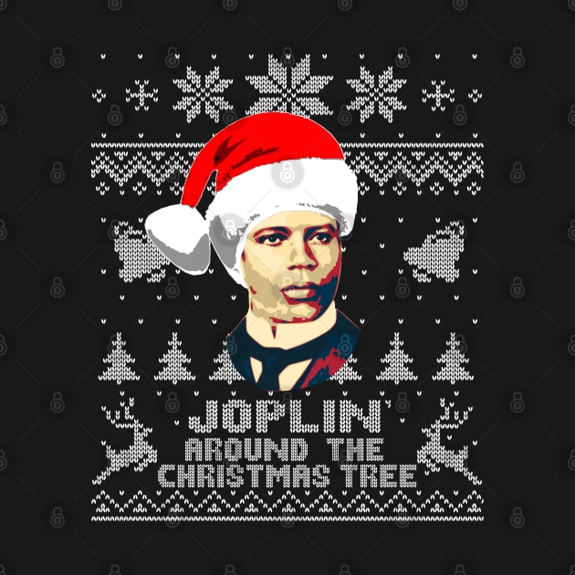 Scott Joplin Around The Christmas Tree Funny by Nerd_art