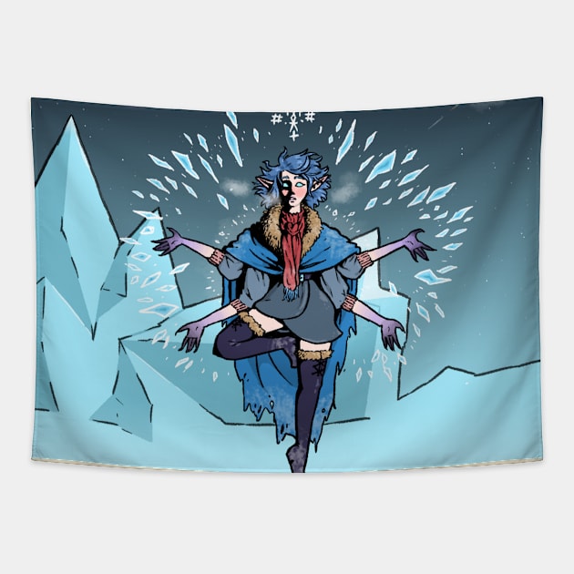 Whispers in ice Tapestry by robbadopolis