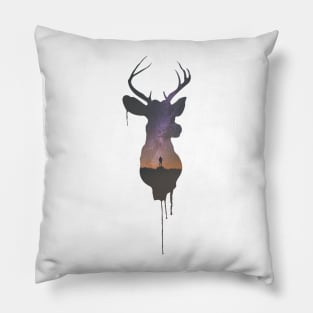 Deer Head IV Pillow