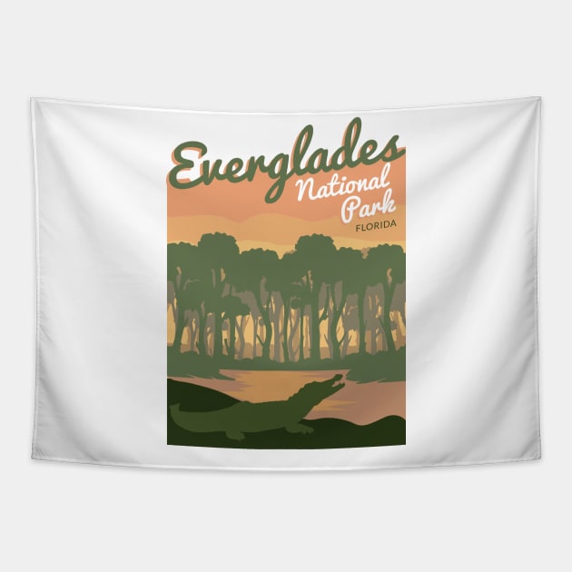 Everglades National Park - Florida Tapestry by Sachpica