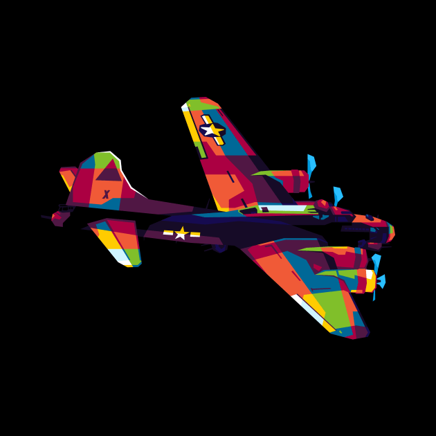 B17 Flying Fortress by wpaprint