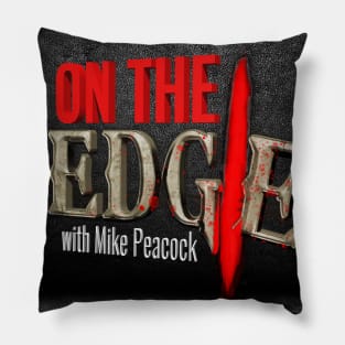 On The Edge Logo Pillow