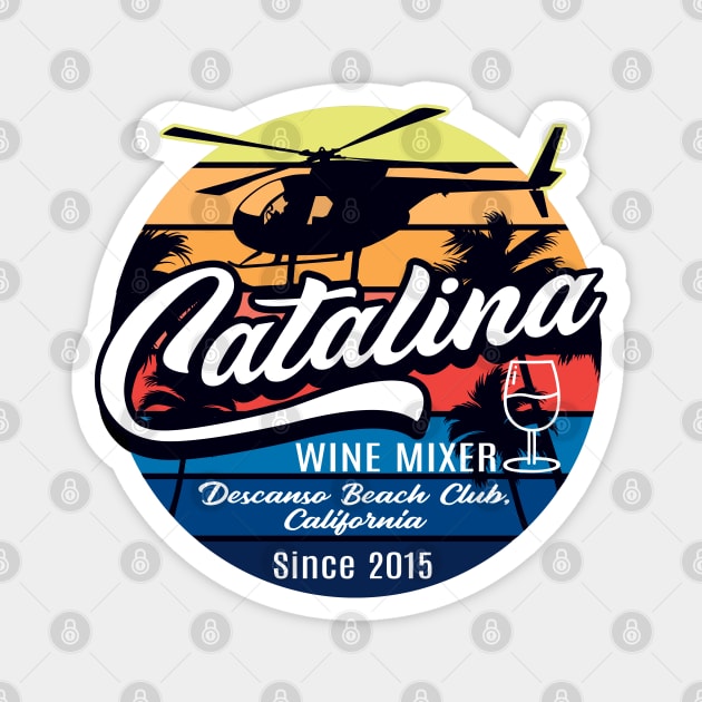 Catalina Wine Mixer Lts Magnet by Alema Art