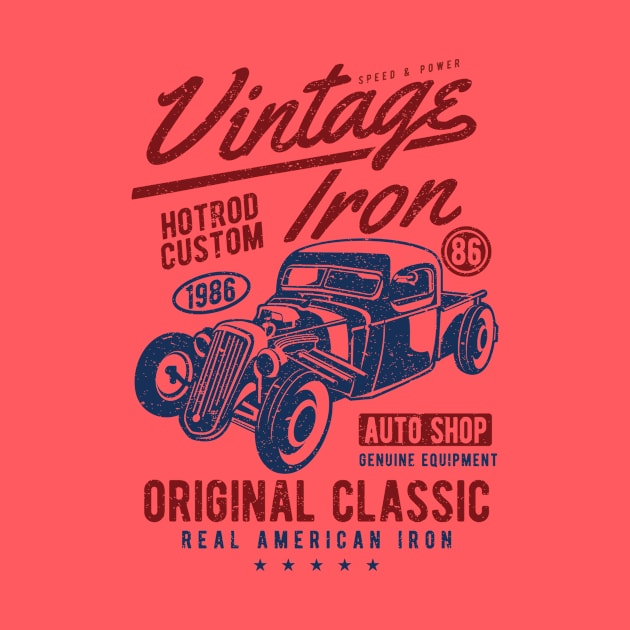 Vintage Iron Custom Hotrod by Rebus28