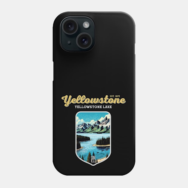 USA - NATIONAL PARK - YELLOWSTONE - Yellowstone Lake - 7 Phone Case by ArtProjectShop