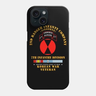 2nd Ranger Inf Company - 7th ID w KOREA SVC X 300 Phone Case