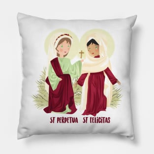 Santa Perpetua y Santa Felicitas Pillow