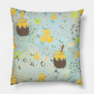 Honey Pattern Pillow