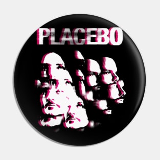 Placebo white and pink Pin
