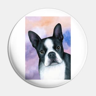 Dog 128 Boston Terrier Pin