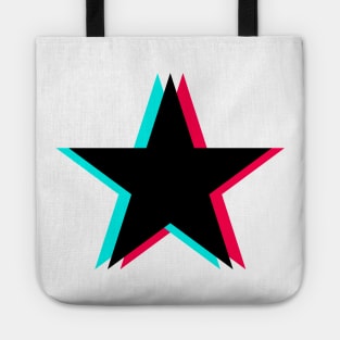 TikTok Star Black Tote