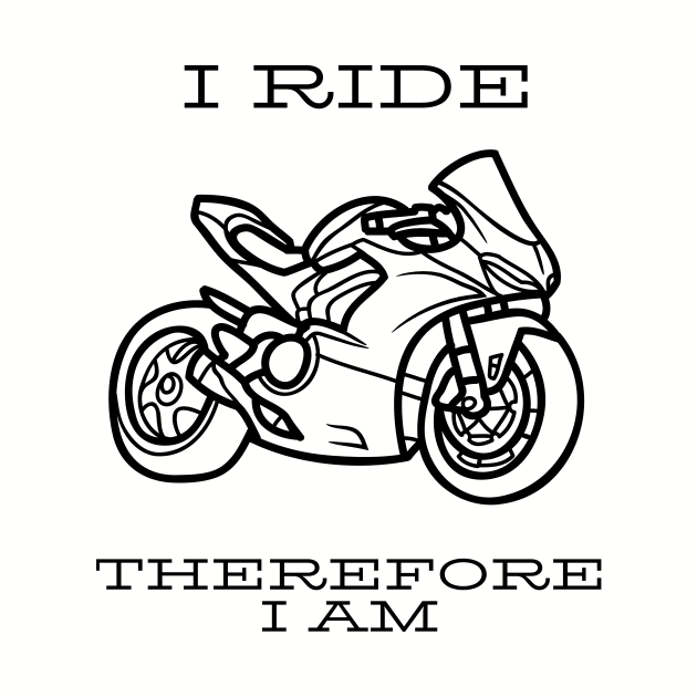 I ride therefore I am by Rickido