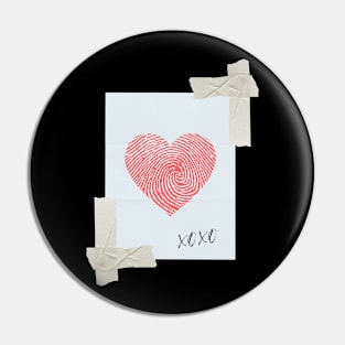 xoxo Valentines day Pin