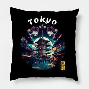 Tokyo, Japan v1 Pillow