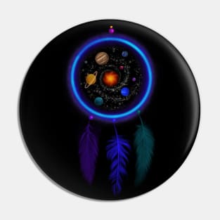 Space Dream Catcher Pin