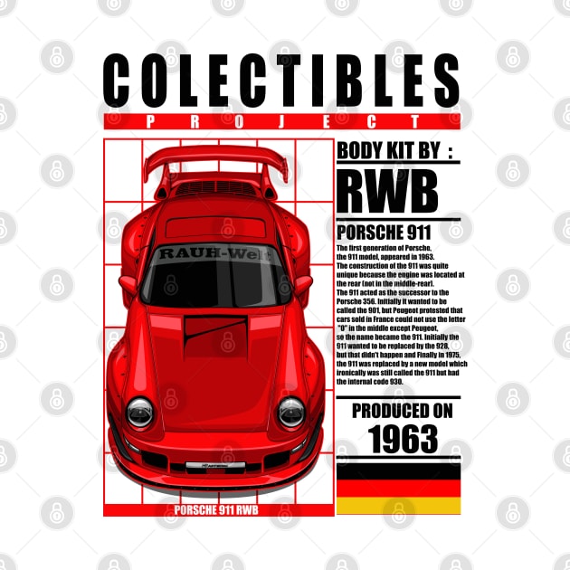 RWB PORSCHE 911 -RED by HFP_ARTWORK