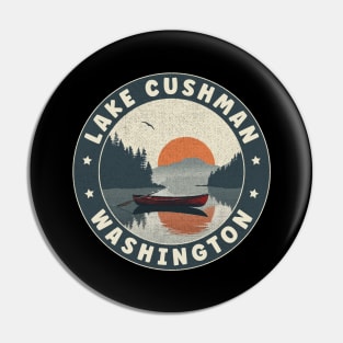 Lake Cushman Washington Sunset Pin