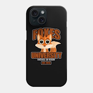 Foxes University Phone Case