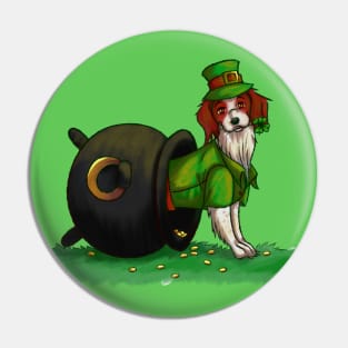 Lucky St. Patrick's Day Dog Pin