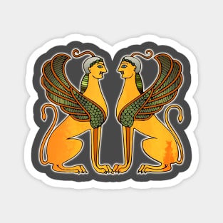 Smiling Sphinxes Magnet