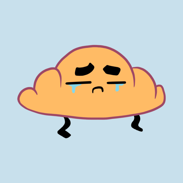 Crying Croissant Friend by yeppep