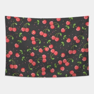 Lovely cherry seamless pattern Tapestry