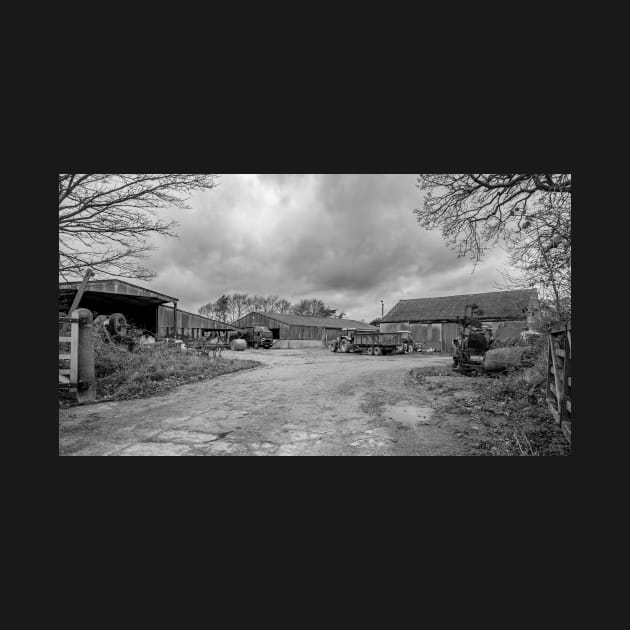 Traditional working farm yard in the English countryside by yackers1