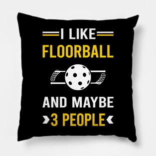 3 People Floorball Pillow