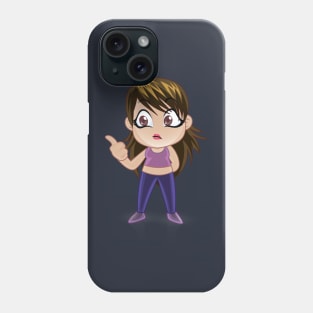 beautiful girls - cartoon character for young girls (choose your twin) Phone Case