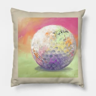 Pretty Golfball Pillow