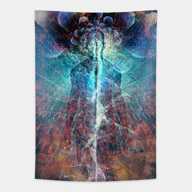 Spirit Code Tapestry by rolffimages