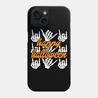 Skeleton Hands Happy Halloween Phone Case