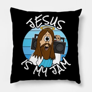 Jesus Is My Jam Christian Musician Funny Pillow