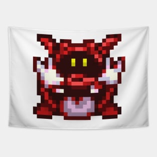 Red Virus Sprite Tapestry