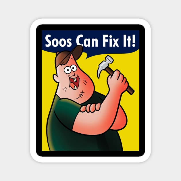 Soos can fix it! Magnet by jasesa